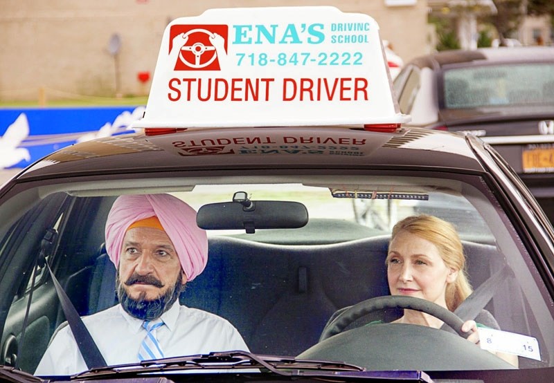Darwan Singh Tur (Ben Kingsley) helps Wendy Shields (Patricia Clarkson) overcome her recent marital separation by teaching her how to drive for herself
