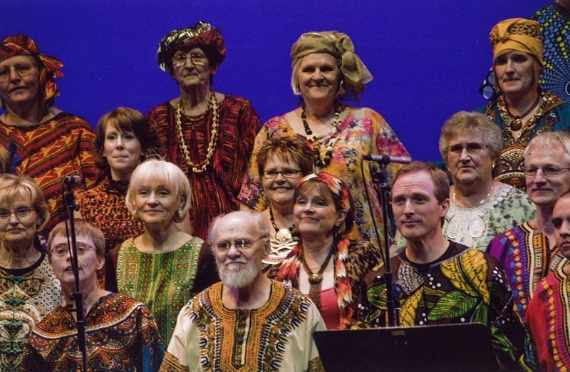 The St. Albert Singers Guild 2012 Bridging Two Continents concert of half African
