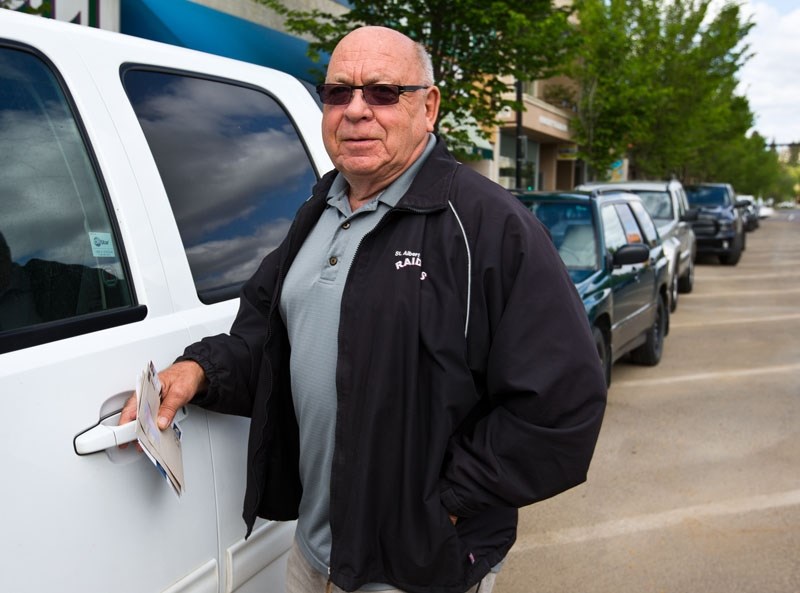 Gerry Demers is one of the happy motorists who feels the return of parallel parking will offer drivers and pedestrains alike a safer experience while navigating the downtown