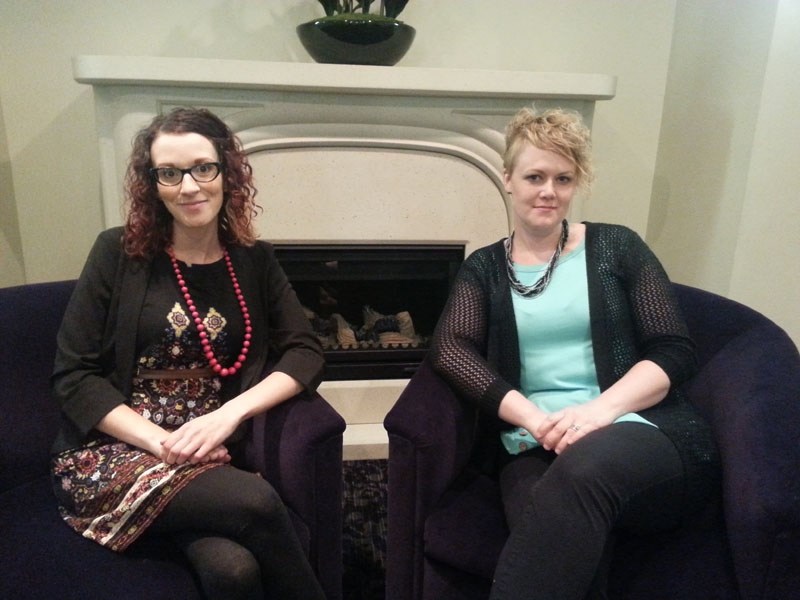Morinville and St. Albert writers Jessica Kluthe and Jennifer Lavallee have created Third Verb