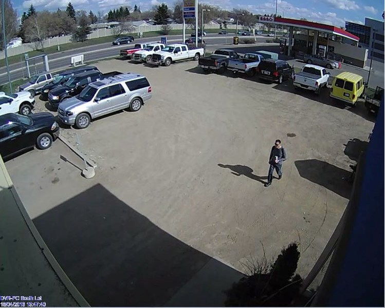 STOLEN TRUCK â€“ St. Albert RCMP are trying to identify this man they believe may have knowledge of a stolen truck.