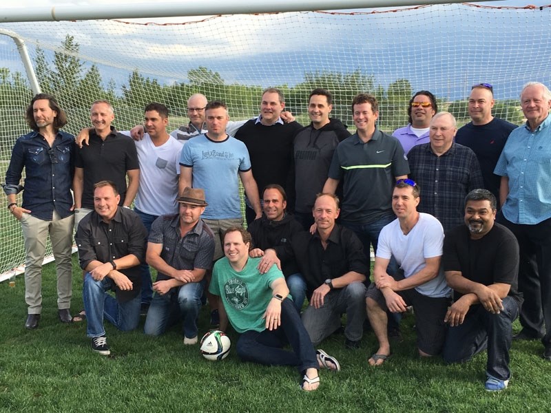 SOCCER STARS &#8211; Saturday&#8217;s reunion of the 1989 Canadian U18 champion St. Albert Cougars was a night of nostalgic and celebration. Starting in 1982 in the U11