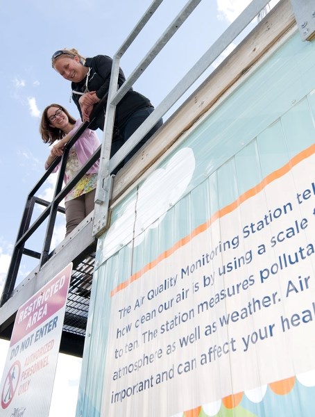 AIR STATION â€“ City of St. Albert environmental co-ordinator Erin Isaac