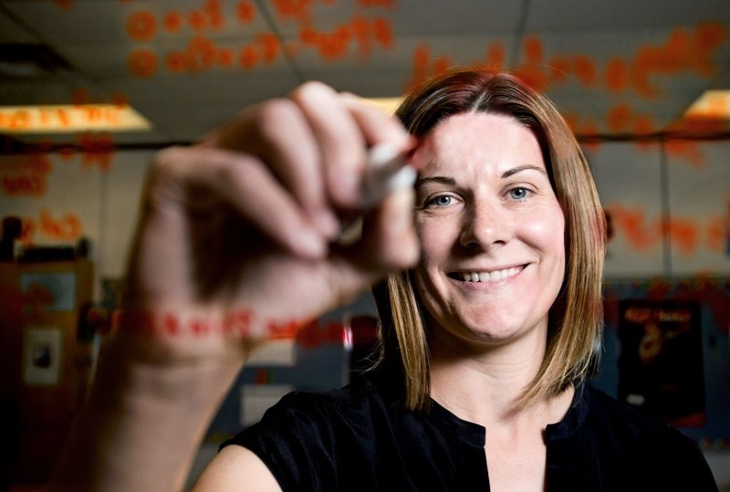 SINE OF GOOD TEACHING â€“ Paul Kane math teacher Dawn Rothwell