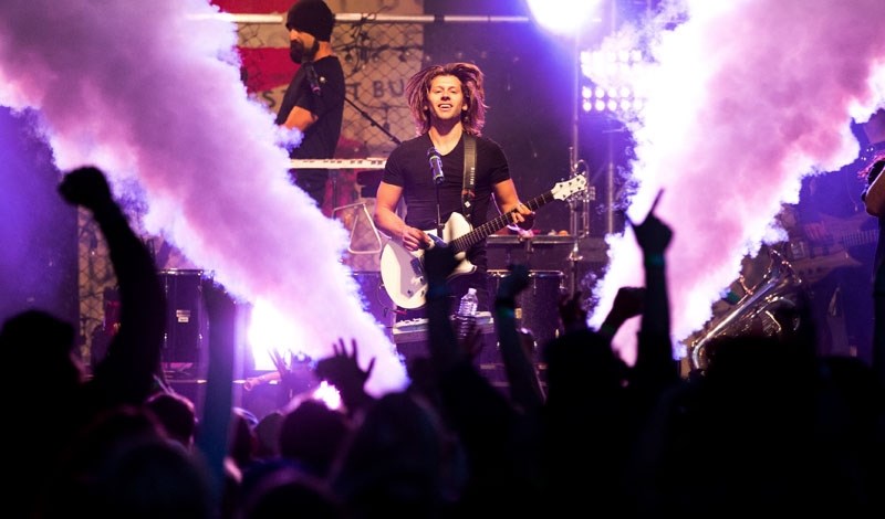 Walk Off The Earth&#8217;s Ryan Marshall wows the crowd during the St. Albert&#8217;s second annual Seven Music Fest on Saturday.