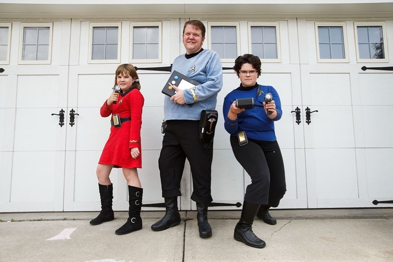 Hardcore Star Trek fans Chad Bolster