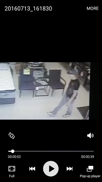 VACUUM THIEF â€“ Police are looking to identify this man