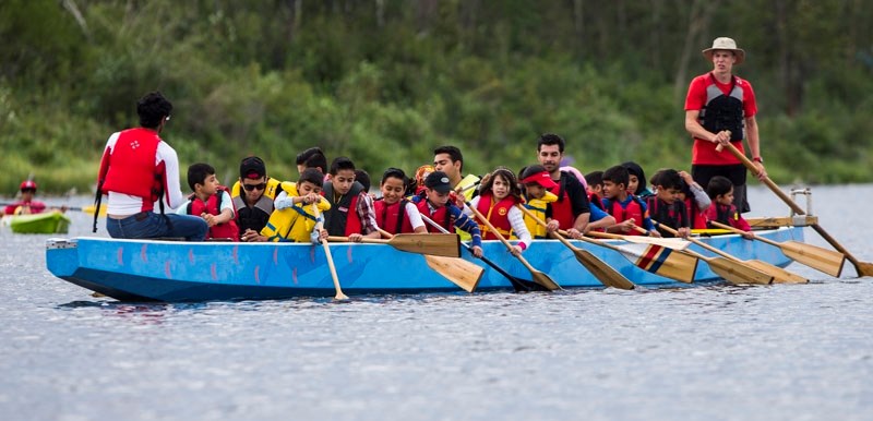 The St. Albert Canoe and Kayak Club offered a free day of boating lessons to 70 Syrian refugee children aged 8 to 16 on Saturday. The event