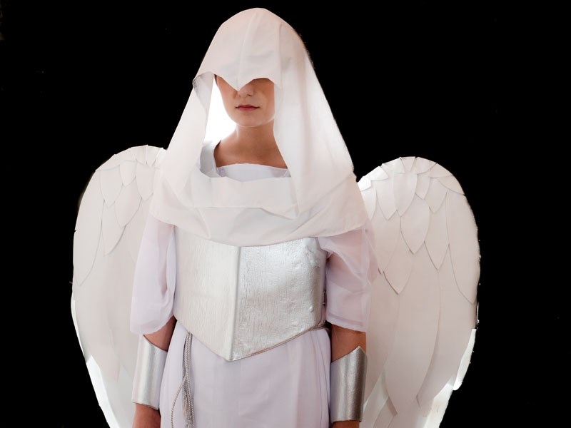 St. Albert&#8217;s Sophie Healey plays the role of a High Celestial in Feather Fall.