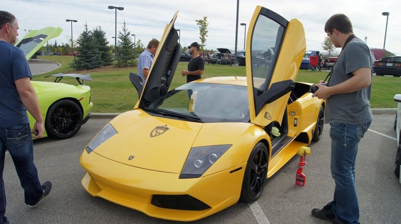 Lamborghinis are no strangers at the Wheels for Wishes event