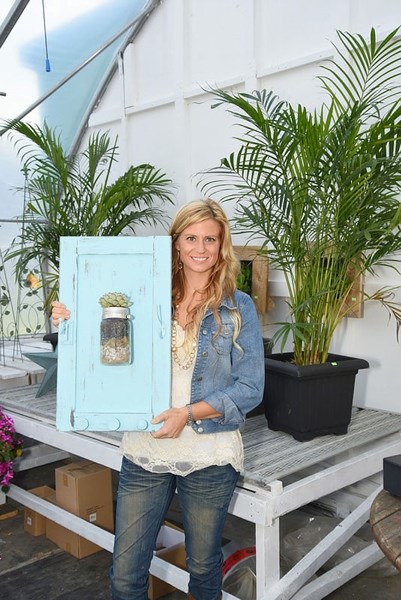 Deb Foisy shows off a mason jar succulent planter DIY project. Debs Greenhouse has relocated from Yellowhead County to the former Fred&#8217;s Flowers location and is set to