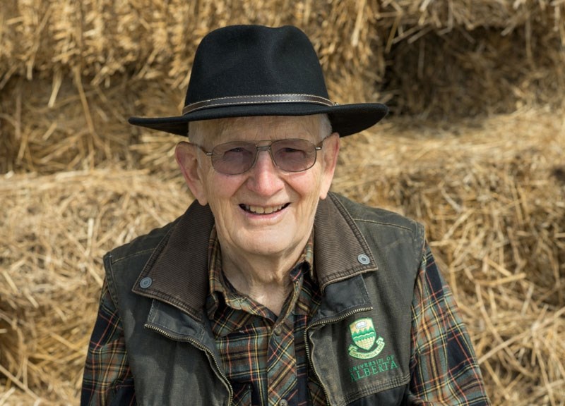 AWESOME ALUMNUS â€“ Sturgeon County farmer John Bocock will be recognized for his years of volunteer service to the University of Alberta this week at the 2016 U of A Alumni