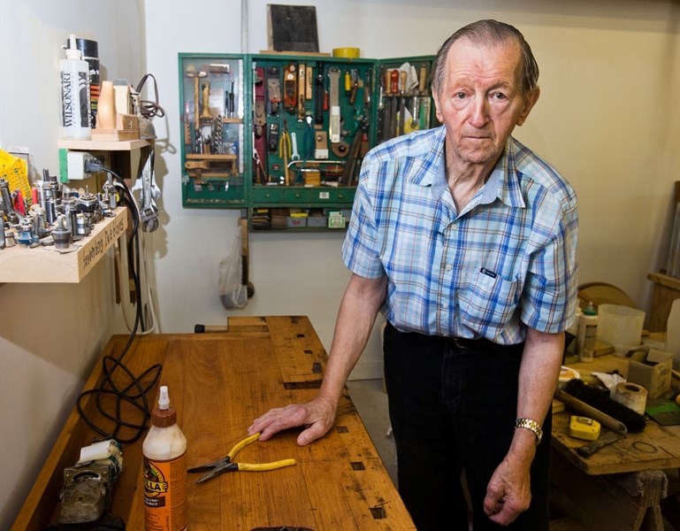 Alfons Knott&#8217;s garage sale this weekend will be a bittersweet affair. The lifelong woodworker is selling all of his tools due to his failing health.