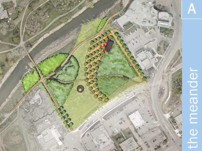 &quot;The Meander&quot; is inspired by the Sturgeon River and it features a bosque