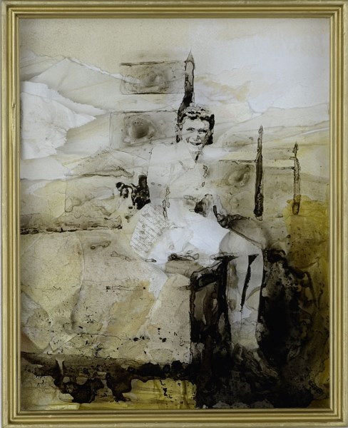 Pam Baergen&#8217;s Awaiting is an excellent example of her explorations of the detail-oriented and time-consuming paper tole work
