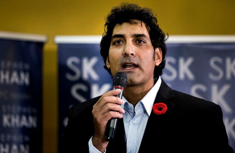 Former St. Albert MLA Stephen Khan officially launched his campaign on Thursday night to a crowded room at the Sturgeon Valley Golf &amp; Country Club.