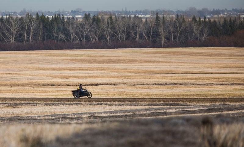 November has been unseasonably warm with temperatures in reaching as high as 20 this week. A motorcyclist took advantage of the balmy conditions to take a drive along the