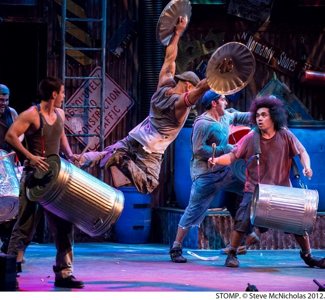STOMP uses everything but conventional instruments to make their unique music. The high-energy troupe performs at the Northern Alberta Jubilee Auditorium on Jan. 10 and 11