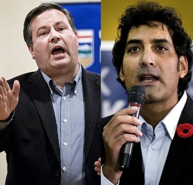 Jason Kenney (left). Stephen Khan (right).