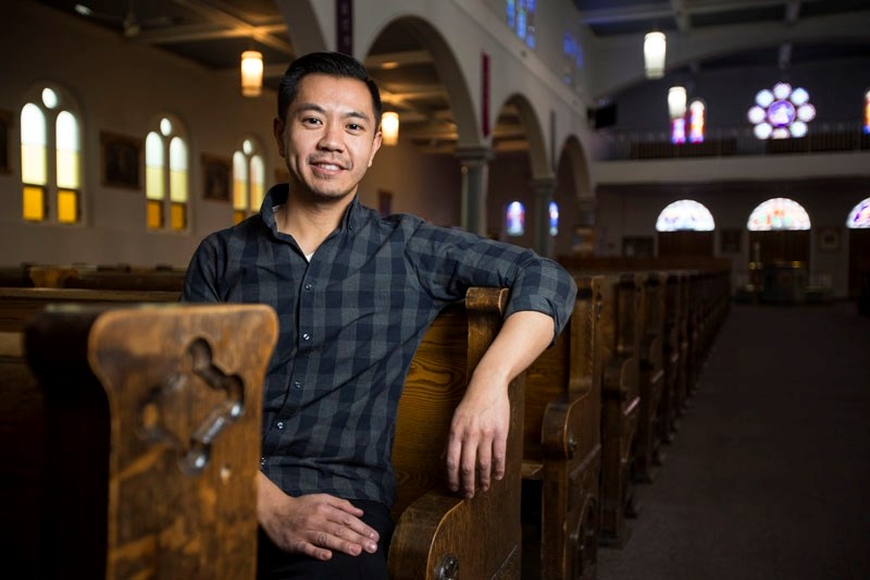 Pastoral assistant Mark Guevarra is one of the main organizers of the St. Albert Community Carol Sing