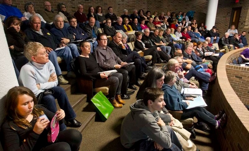 SPEAKING UP â€“ On some issues crowds will come to council chambers for public hearings