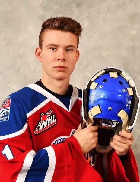 MASKED MARVEL â€“ Patrick Dea of St. Albert displays his Edmonton Oil Kings&#8217; goaltender&#8217;s mask for a recent The Meaning Behind the Mask story on the Western