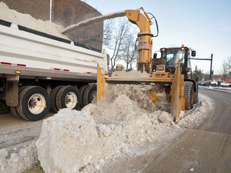 SNOW CLEARING â€“ City crews have been busy clearing the streets and sidewalks after last weekend&#8217;s snowfall. The city is on track for about $400