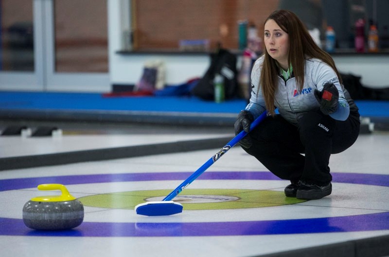 SKIPPER â€“ Karynn Flory of St. Albert will skip a rink at the Northern Alberta Curling Association playdowns