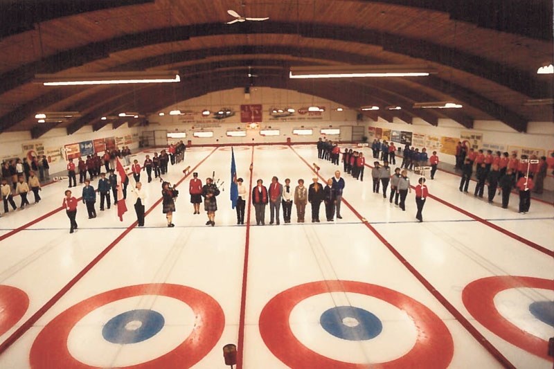 BACK IN THE DAY – The opening ceremonies for the 1984 Alberta Scotties Tournament of Hearts marked the start of the six-team competition at the St. Albert Curling Club. The