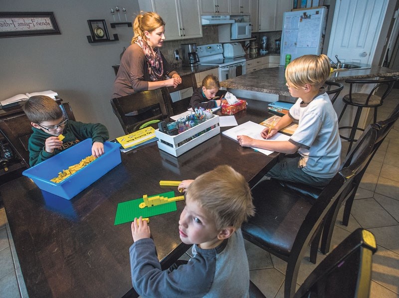 BACK IN CLASS – St. Albert resident Andrea Veldkamp was one of the thousands of Alberta parents affected by the province&#8217;s decision to shut down Trinity Christian