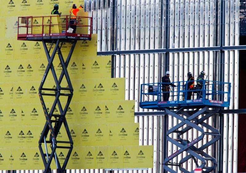 BIG FOOTPRINT – The new AGLC liquor distribution centre measures 473