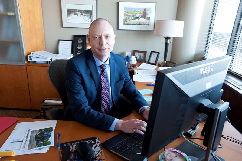 NEW CITY BOSS – After a few weeks on the job