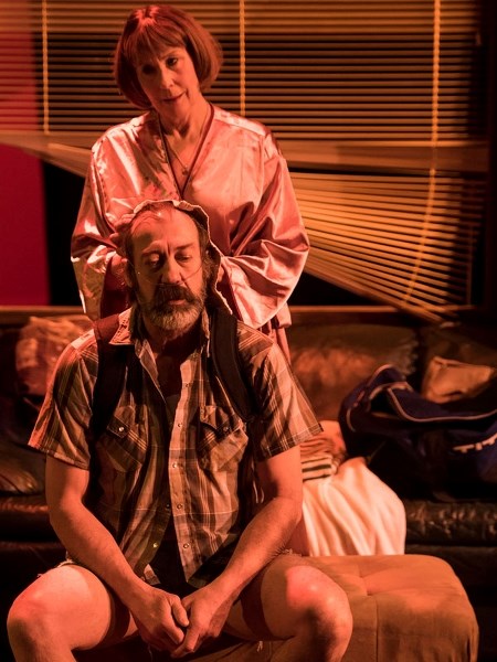 Coralie Cairns and Shaun Johnston give a magnificent performance of a couple locked in love and locked in combat throughout Shadow Theatre&#8217;s production of Annapurna now 