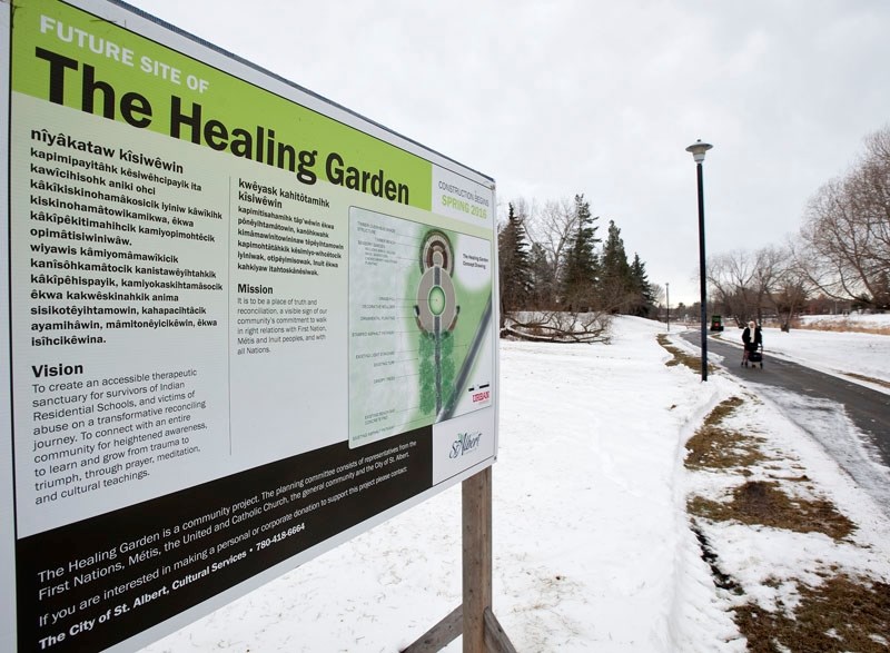 HEALING GARDEN – Construction on St. Albert&#8217;s Healing Garden can begin this summer thanks to a $137
