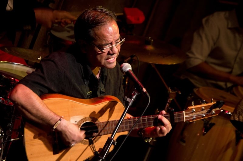 Marco Claveria and his band of seven all-star musicians is performing at the Arden Theatre on Friday