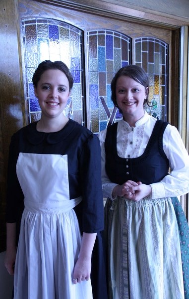 Lauren Chalaturnyk and Amy Bautista take turns playing Maria in Cantilon Choir&#8217;s abridged concert version of The Sound of Music: The Musical Concert this Friday and