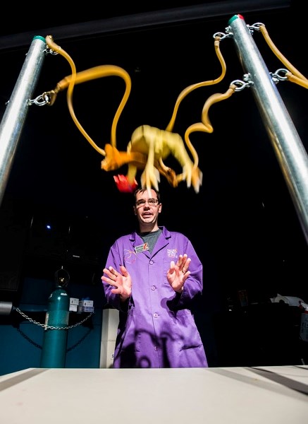 Telus World of Science presenter Matthew Green