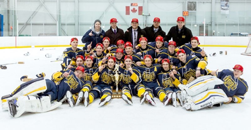 FLYING TO PROVINCIALS – The St. Albert Flyers swept the Sutter North Cup provincial qualifier for a berth at the Alberta Minor Midget AAA Hockey League championship next