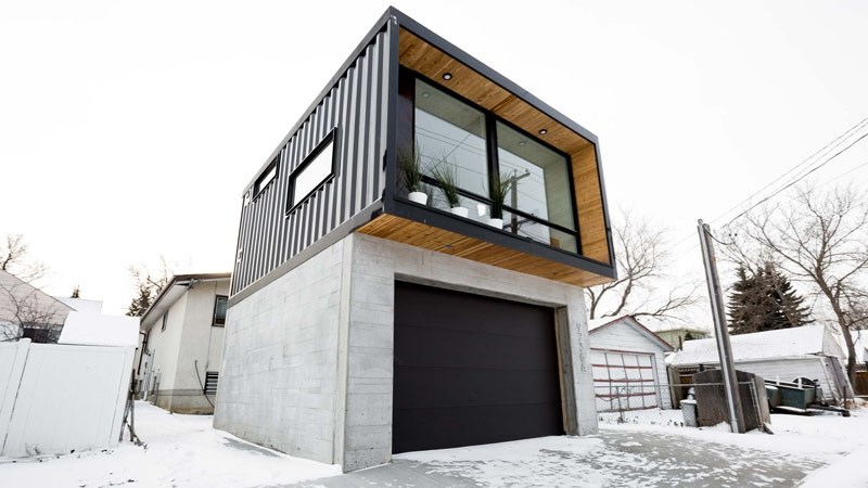 The Edmonton Home and Garden show will feature a village of tiny houses. One novel type of small abode making an appearance for the first time is a home made from a shipping
