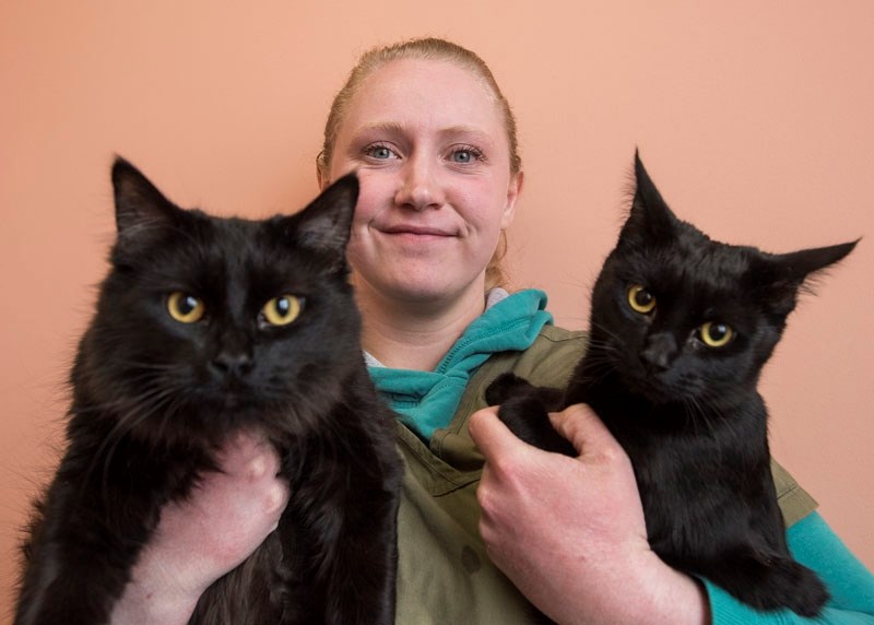 Morinville Vet Clinic&#8217;s practice manager Elyse Prince shows off some of the special guests that she&#8217;ll be bringing to the town&#8217;s community library tomorrow