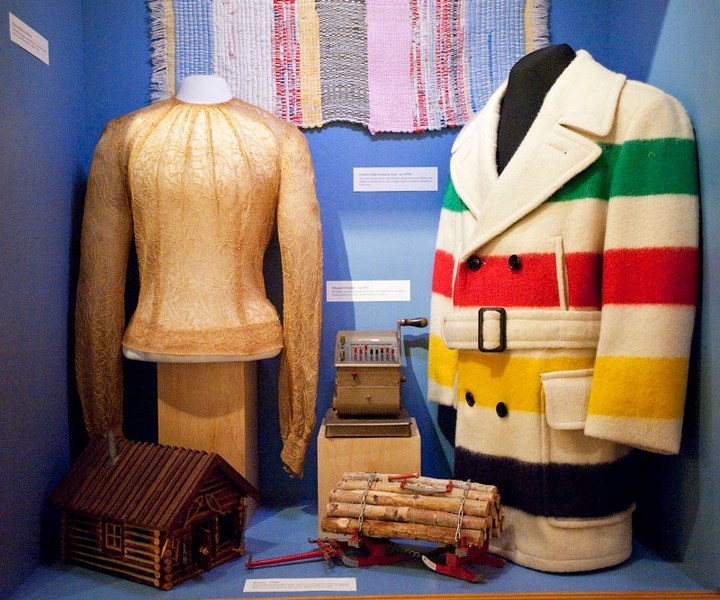 Some donated items in the redeveloped History Gallery in St. Albert March 30