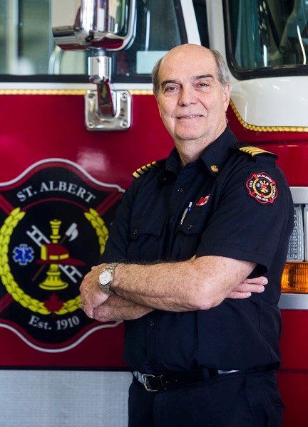 Fire chief Ray Richards is retiring after nine years in St. Albert.