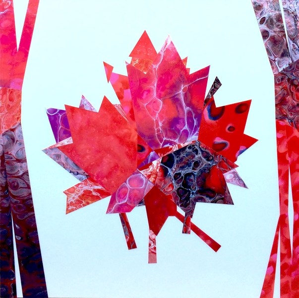 Ontogenesis by Rick Rogers is just one of many Canadian-themed works in the new VASA show called Glorious and Free. The opening reception is tomorrow evening during ArtWalk.