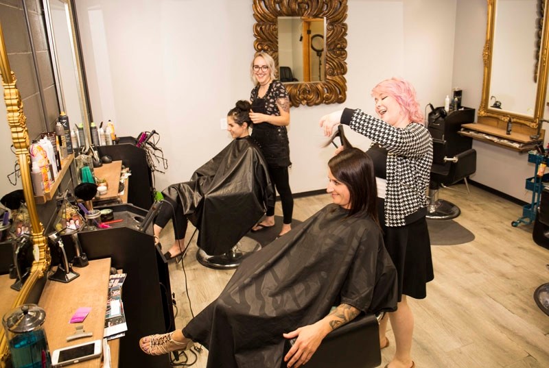 Co-owner of Voodoo Hair Studio Lauren Baril