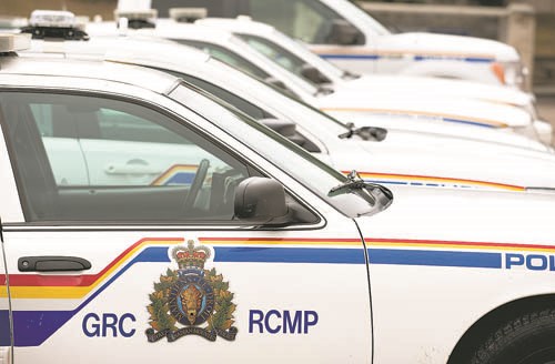 St. Albert RCMP cruisers at headquarters station in St. Albert April 10, 2017.