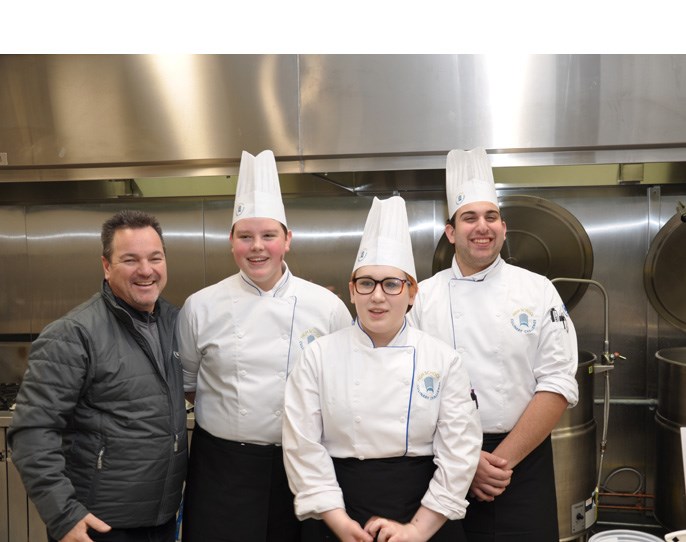 Scholarship ab supplied Paul Kane High culinary scholarship winners