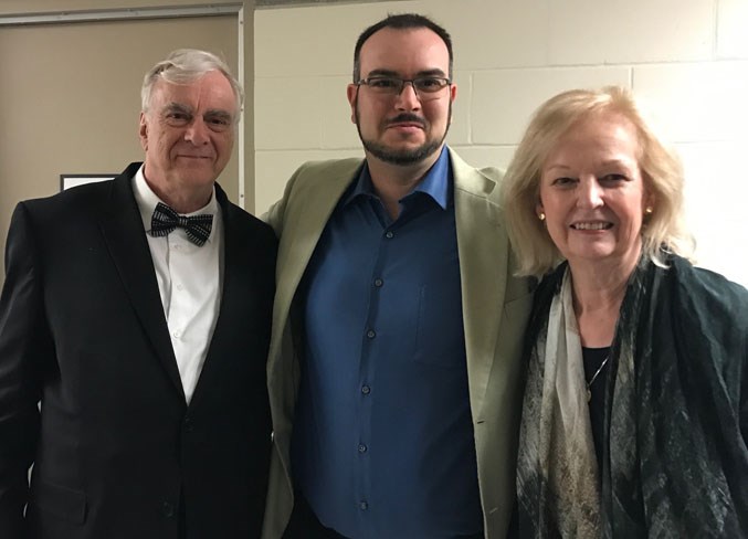 EYO WEB MIchael Massey, EYO alumnus Jacob Guercio and retiring general manager Eileen Lee. jpg