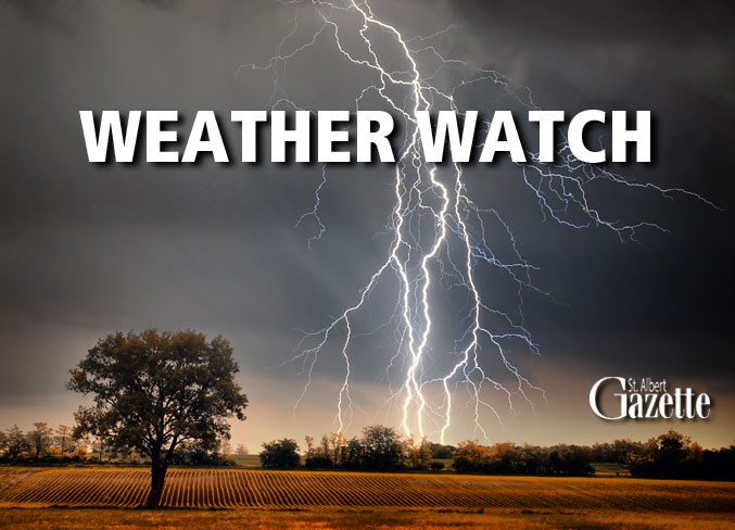 Stock Weather Watch Thunderstorm