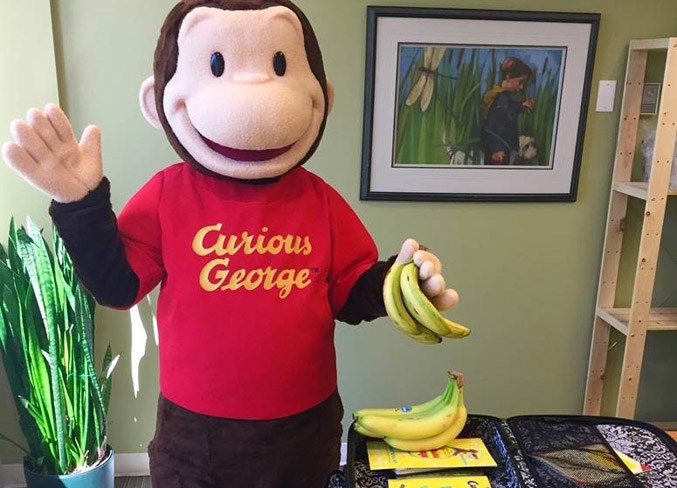 WEB 1807 george sh Curious George suitcase