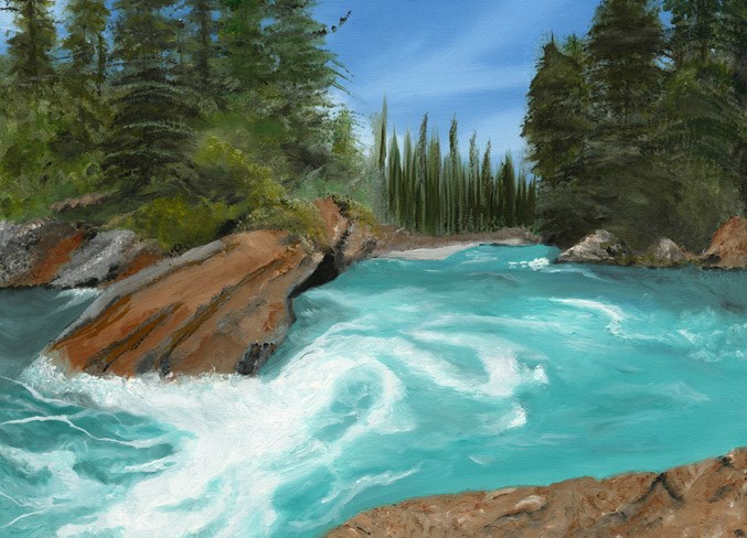 0509 WEB scene artists River by Oksana Izio